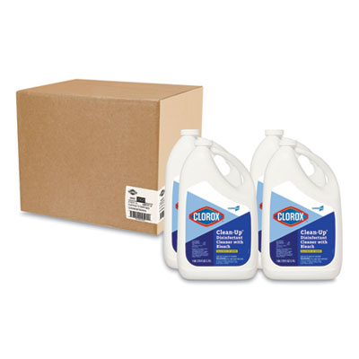 Clorox 35420 Clean-Up Disinfectant Cleaner with Bleach, Fresh, 128 oz Refill Bottle, 4/Carton CLO35420CT