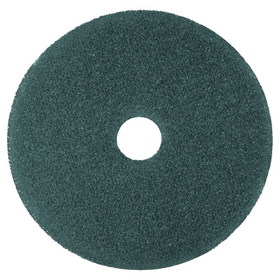 3M Cleaner Floor Pad 5300, 20" Diameter, Blue, 5/Carton MMM08413