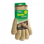 Master Caster CleanGreen Microfiber Cleaning and Dusting Gloves, Pair MAS18040