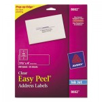 Avery Clear Easy Peel Mailing Labels, Inkjet, 1 1/3 x 4, 350/Pack AVE8662