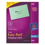 Avery Clear Easy Peel Mailing Labels, Inkjet, 2 x 4, 250/Pack AVE8663
