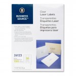 Business Source Clear Mailing Label 26123