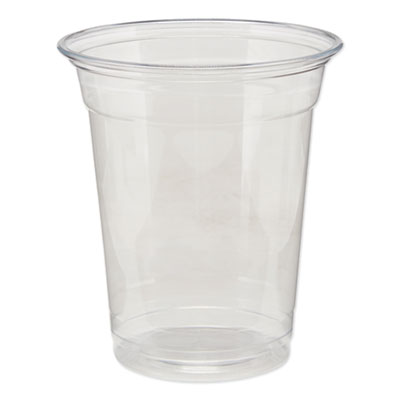 Dixie Clear Plastic PETE Cups, Cold, 12oz, 25/Sleeve, 20 Sleeves/Carton DXECPET12DX