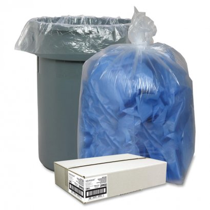 Clear Recycled Trash Can Liner 29902