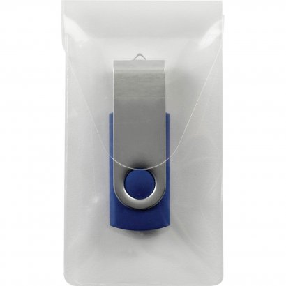 Smead Clear Self-Adhesive Poly USB Flash Drive Pocket 68150