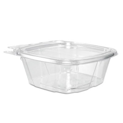 DCC CH12DEF ClearPac Container Lid Combo-Packs, 4.9 x 2 x 5.5, 12 oz, Clear, 200/Carton DCCCH12DEF