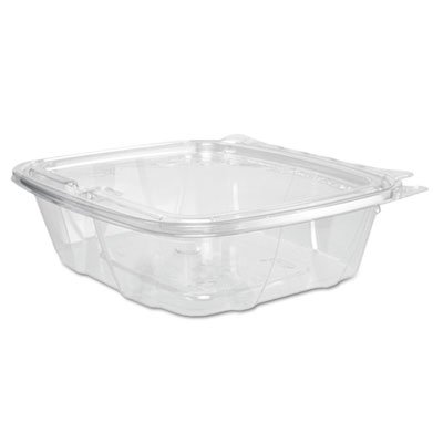 DCC CH24DEF ClearPac Container Lid Combo-Packs, 6.4 x 1.9 x 7.1, 24 oz, Clear, 200/Carton