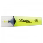 Sharpie Clearview Tank-Style Highlighter, Blade Chisel Tip, Fluorescent Yellow, Dozen SAN1897847