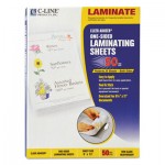 C-Line Cleer Adheer Self-Adhesive Laminating Film, 2 mil, 9" x 12", 50/Box CLI65004