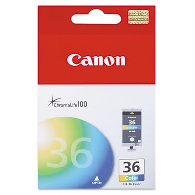 Canon 1511B002 (CLI-36) Ink, Tri-Color CNMCLI36