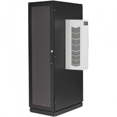Black Box ClimateCab NEMA 12 Server Cabinet with 12000-BTU AC - 42U, M6 Rails, 230V CC42U12000M6-230-R3