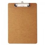 UNV8146 Clipboard, 1/2" Capacity, Holds 8 1/2w x 12h, Brown, 6/Pack UNV05562