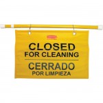 Rubbermaid Commercial Closed/Cleaning Safety Sign 9S1600YLCT