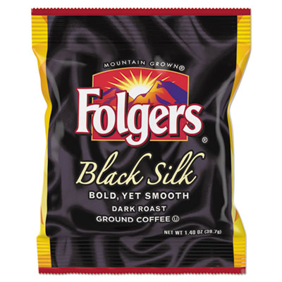Folgers 2550000019 Coffee, Black Silk, 1.4 oz Packet, 42/Carton FOL00019