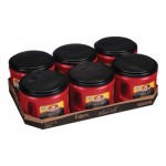 Folgers 2550020540CT Coffee, Black Silk, 24.2 oz Canister, 6/Carton FOL20540CT