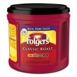 2550020421CT Coffee, Classic Roast, Ground, 30.5 oz Canister, 6/Carton FOL20421CT