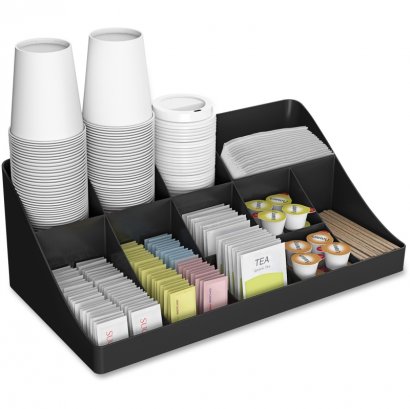 Mind Reader Coffee Condiment Organizer COMORGBLK