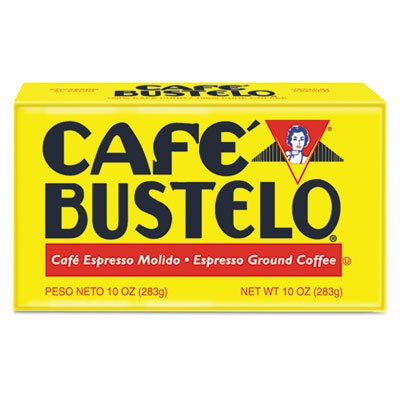 Cafe Bustelo 7441701720CT Coffee, Espresso, 10 oz Brick Pack, 24/Carton FOL01720CT