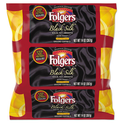 Folgers 2550000016 Coffee Filter Packs, Black Silk, 1.4 oz Pack, 40Packs/Carton FOL00016