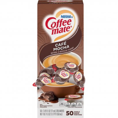 Nestle Professional Coffee-Mate Cafe Mocha Liquid Coffee Creamer Singles 35115