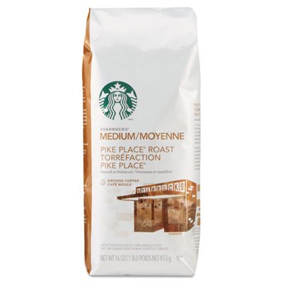 Starbucks Coffee, Pike Place, Ground, 1lb Bag SBK11018186