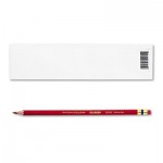Prismacolor Col-Erase Pencil w/Eraser, Carmine Red Lead/Barrel, Dozen SAN20045