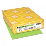 Astrobrights Color Cardstock, 65 lb, 8.5 x 11, Martian Green, 250/Pack WAU21811