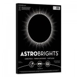 Astrobrights 22024-01 Color Cardstock, 65 lb, 8.5 x 11, Eclipse Black, 100/Pack WAU2202401