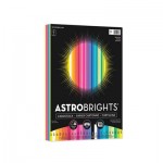 Astrobrights Color Cardstock, 65 lb, 8.5 x 11, Assorted Colors, 100/Pack WAU91398