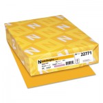 Astrobrights Color Cardstock, 65 lb, 8.5 x 11, Galaxy Gold, 250/Pack WAU22771