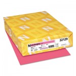 Astrobrights Color Cardstock, 65 lb, 8.5 x 11, Plasma Pink, 250/Pack WAU22129