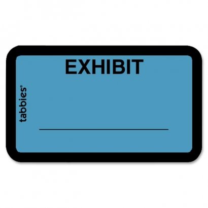 Color-coded Exhibit Labels 58091