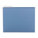 Smead Color Hanging Folders with 1/3 Cut Tabs, Letter Size, 1/3-Cut Tab, Blue, 25/Box SMD64021