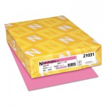 Astrobrights Color Paper, 24 lb, 8.5 x 11, Pulsar Pink, 500/Ream WAU21031