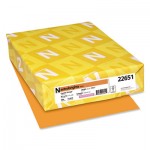 Astrobrights Color Paper, 24 lb, 8.5 x 11, Cosmic Orange, 500/Ream WAU22651