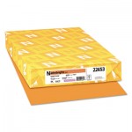 Color Paper, 24lb, 11 x 17, Cosmic Orange, 500 Sheets WAU22653