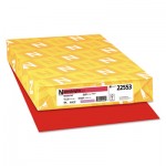 Color Paper, 24lb, 11 x 17, Re-Entry Red, 500 Sheets WAU22553