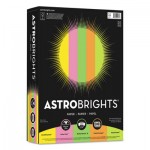 Astrobrights Color Paper - "Neon" Assortment, 24lb, 8.5 x 11, Assorted Neon Colors, 500/Ream WAU20270