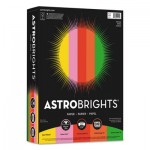 Astrobrights Color Paper -"Vintage" Assortment, 24lb, 8.5 x 11, Assorted Vintage Colors, 500/Ream WAU21224
