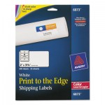 Avery Color Printing Mailing Labels, 2 x 3 3/4, White, 200/Pack AVE6873