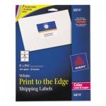 Avery Color Printing Mailing Labels, 3 x 3 3/4, White, 150/Pack AVE6874