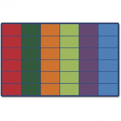 Color Rows 36-space Seating Rug 4634