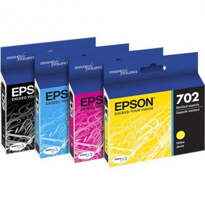 Epson Color Standard-capacity Ink Cartridges, C/M/Y 3-Pack T702520-S