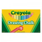 Crayola 510403 Colored Drawing Chalk, 12 Assorted Colors 12 Sticks/Set CYO510403