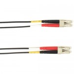Black Box Colored Fiber OM3 50/125 Multimode Fiber Optic Patch Cable - OFNP Plenum FOCMP10004MLCLCBK