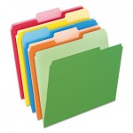 Pendaflex 152 1/3 ASST Colored File Folders, 1/3-Cut Tabs, Letter Size, Assorted, 100/Box PFX15213ASST