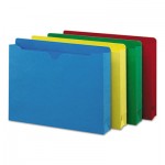 Smead Colored File Jackets w/Reinforced 2-Ply Tab, Letter, Assorted Colors, 50/Box SMD75673
