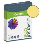 UNV11205 Colored Paper, 20lb, 8-1/2 x 11, Goldenrod, 500 Sheets/Ream UNV11205