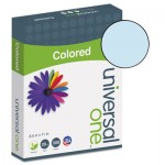 UNV11202 Colored Paper, 20lb, 8-1/2 x 11, Blue, 500 Sheets/Ream UNV11202