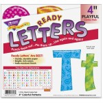 Trend Colorful Patterns 4-inch Ready Letters 79756